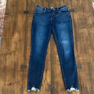 KanCan Dark Blue Ankle Jeans